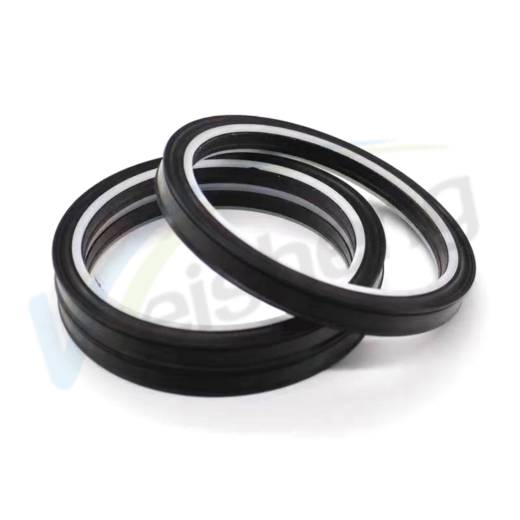 WS-SEALS Rubber+cotton Fabric PSE Type Hydraulic Cylinders Piston Rod Seal