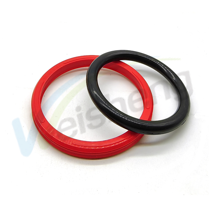 WS-SEALS Original Material of TPU+NBR Hydraulic Seal Slide Ring Polyurethane Glyd Ring